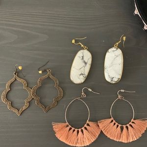 Set of 3 Earrings Bundle